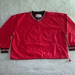 Champion Red Pullover with Black and White Trim